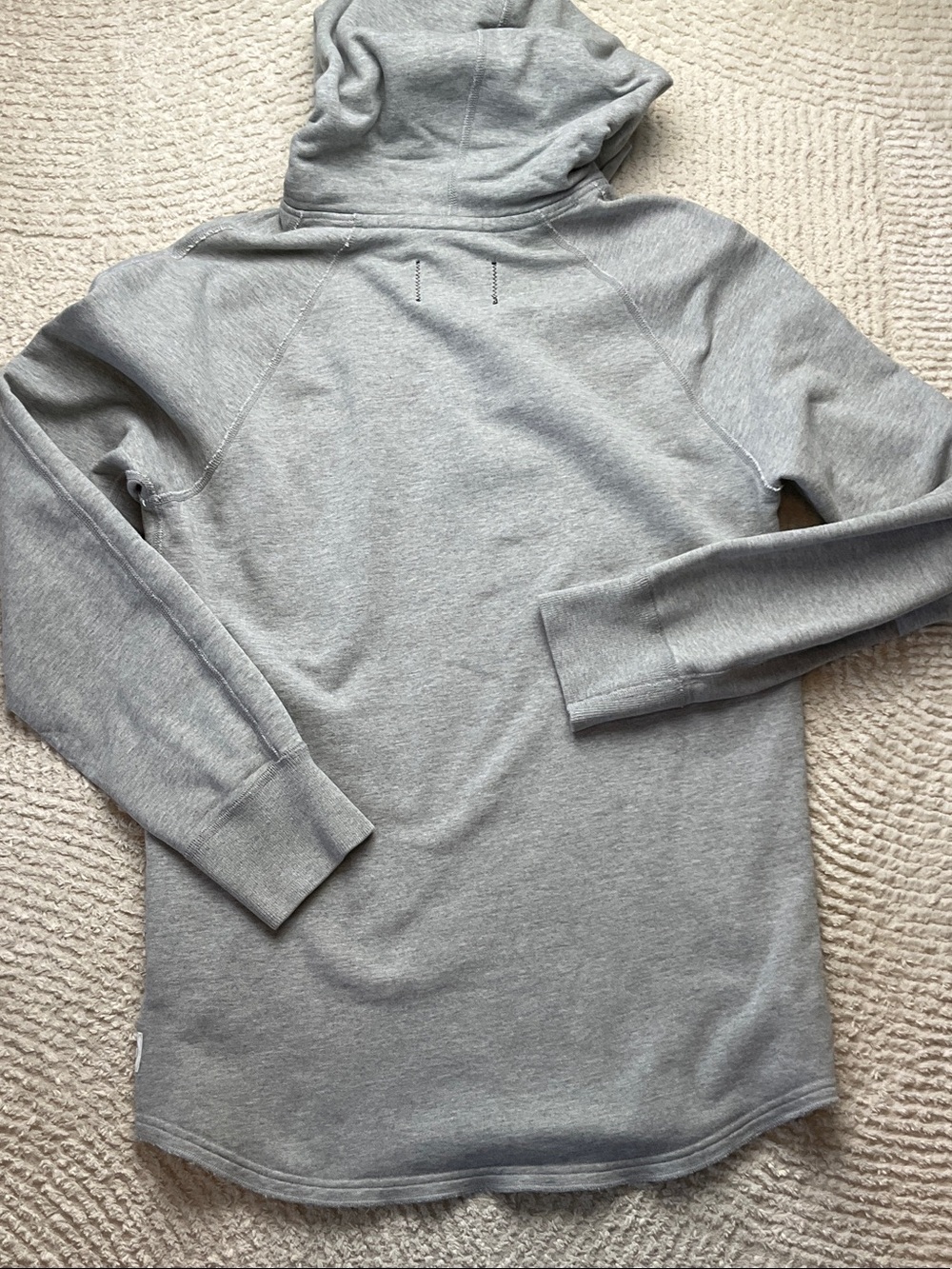 Reigning Champ Light Gray Pullover Hoodie - Picture 11 of 13